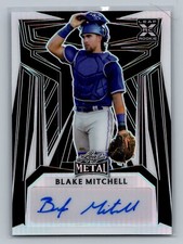 2023 Leaf Metal Blake Mitchell Base Autographs Black Prismatic #/6 Auto #BA-BM2