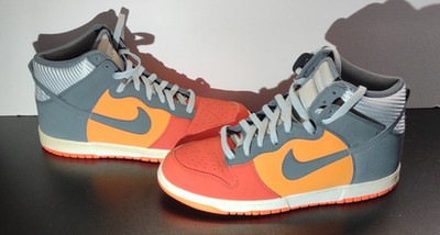 Nike Dunk High Team Orange Armory 317982-800 Size 10.5 Sneakers Shoes