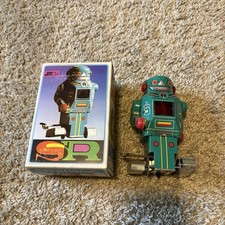 Classic 5.5 SPARK ROBOT -  Tin Wind-up Litho ...