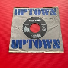 GLORIA JONES Finders Keepers 1966 USA 7" vinyl single Uptown Wigan Casino 45
