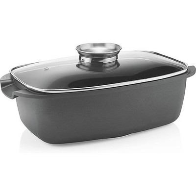 GUZZINI COOK SPACE Antihaft-Ovale Brat-/Backform 39x22cm Schwarz 096800