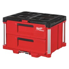 Milwaukee Tool 48-22-8442 Packout 2-Drawer Tool Box, 50 Lb Capacity / 25 Lb
