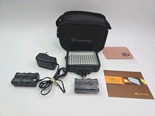 Genaray LED Video Light Panel Kit w/ Battery, Charger  Case   L