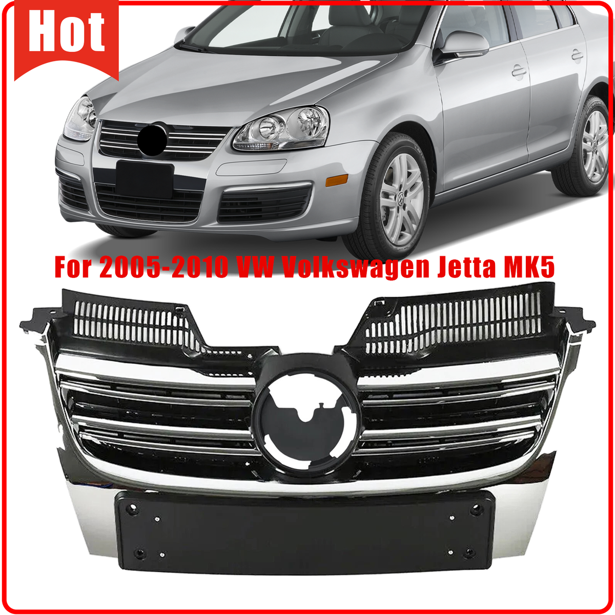 MK5 GTI フロントバンパー下部グリル + フロントフードセンターグリル