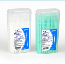 100pcs Double Headed Toothpicks Dental Floss Sticks Oral Care Set with Box.