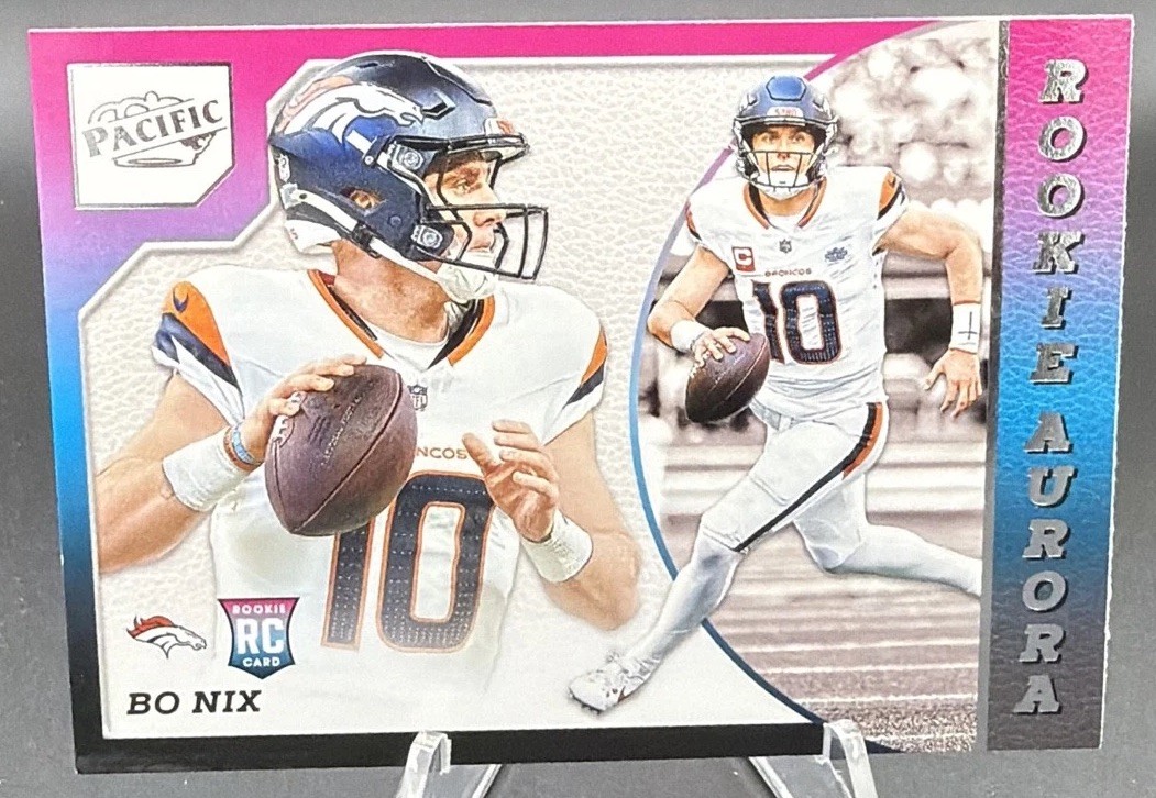 2024 Panini Encore - Rookie Aurora Bo Nix #4 (RC)