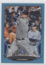 2013 Bowman Blue Border 283/500 Chase Headley #66 ff8