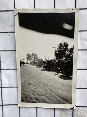 1920s Custom Border Crossing Photograph -Early Autos, Sutherland Stage Office