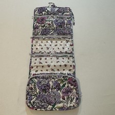 Vera Bradley Hanging Travel Organizer Floral Cosmetic Roll Toiletry Bag