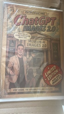 Chat GPT Images 2.0 Comic Book Limited Edition #1 AI Generated Comic Sealed
