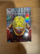 2025 Topps Chrome Formula 1 F1 Lewis Hamilton Helmet Collection Refractor #HC-2