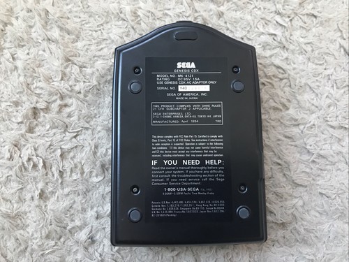 NOT WORKING (FOR PARTS) Sega Genesis CDX Console & Power Supply - Picture 2 of 8