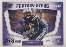 2018 Score Fantasy Stars Keenan Allen #17 3gu