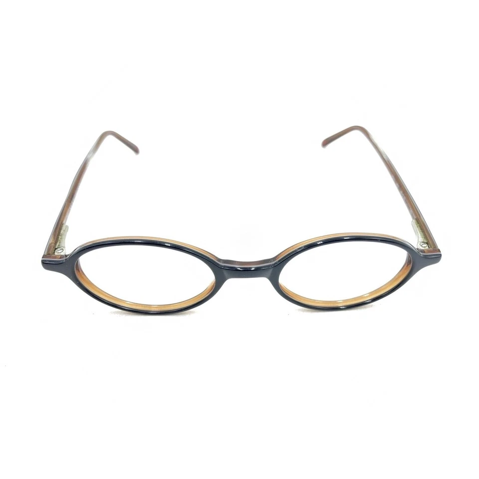 Marcos de gafas ovalados Marchon Vintage M811 962 negro marrón 45-20 140 hombres mujeres Foto 2 de 4