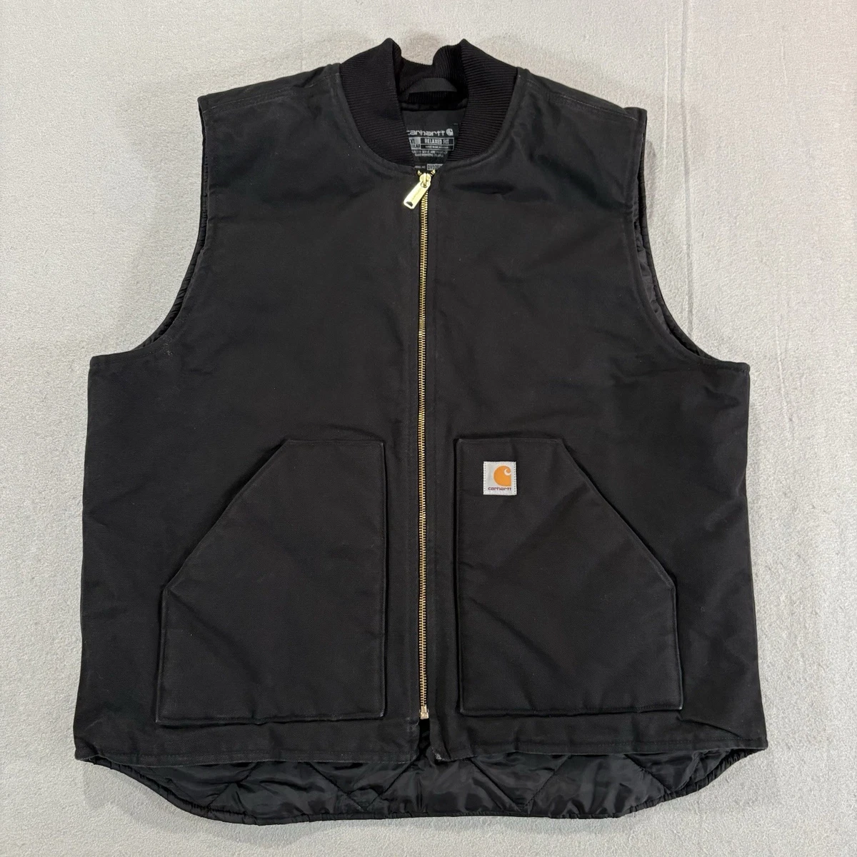 Carhartt Duck Vest In Men's Coats & Jackets for sale | eBay