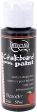 DS90-3 Americana Chalkboard Paint, 2-Ounce, Black Slate