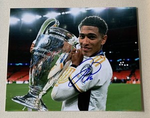 England World Cup Soccer Jude Bellingham Signed Autographed 8x10 Photo  *SALE*