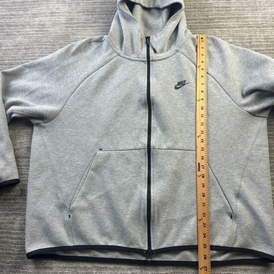 Nike Tech Fleece Jacket Mens 3XL XXXL Gray Windrunner Hoodie