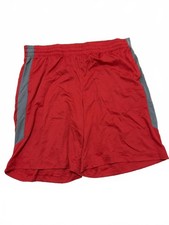 Tek Gear Shorts Dry Tek Red Shorts with Gray Stripe - Kid XL Husky