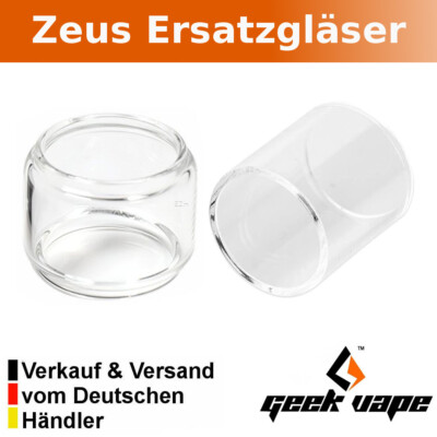 Geekvape Zeus Glas Ersatzglas Bubble Glastank 3,5 - 5ml Zeus Subohm, X, X2, Dual