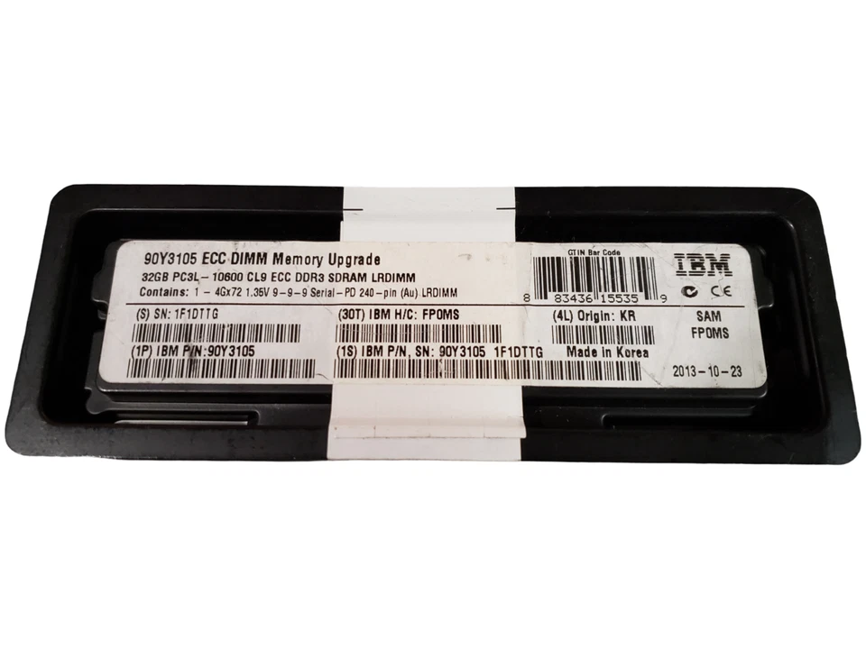 NEW UNUSED IBM Samsung M386B4G70BM0-YH90 DDR3-1333 32GB Server Memory - Image 2 of 4