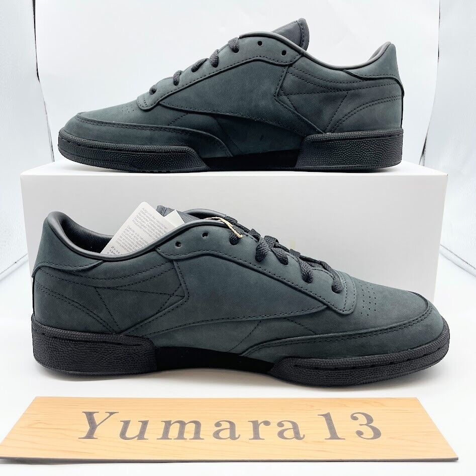 JJJJound × Reebok Club C Nubuk Black Casual Shoes Sneakers JJJJound × Reebok Club C Nubuk Black Casual Shoes Sneakers