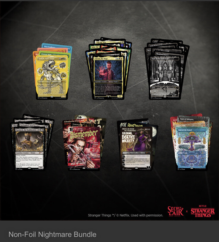 IN HAND - Secret Lair October MTG Non-Foil Nightmare Bundle