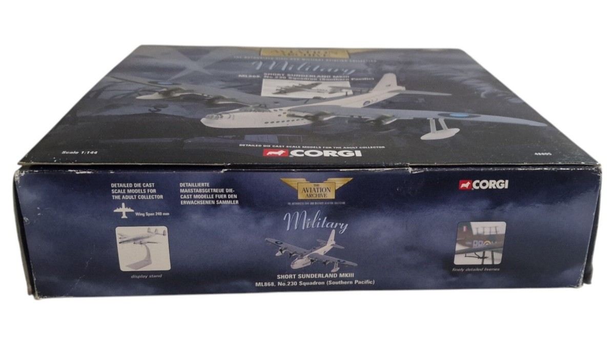 航空機・ヘリコプター Corgi 1/144 Short Sunderland MkIII ML868 Aviation : Short Sunderland MKIII, ML868, No 230 Squadron South