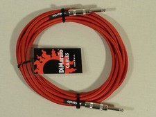 Dimarzio RED 5.5m 18 Foot Guitar Bass Quality Instrument Cable Lead USA Made