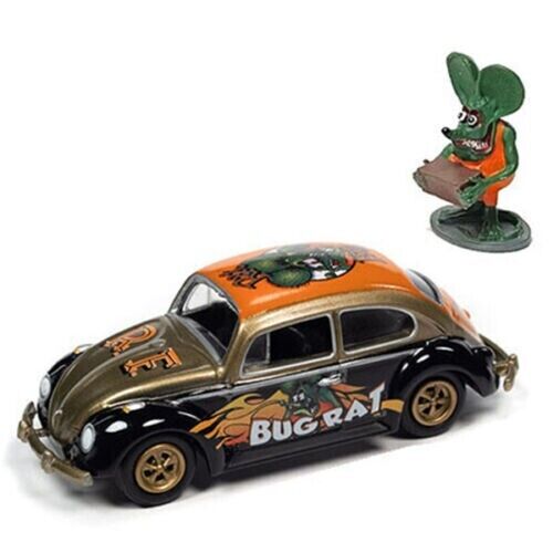 ジョニーライトニング Rat Fink 1965 Volkswagen 1:64 1965 Volkswagen Type 2 Transporter, Rat Fink, Aqua and