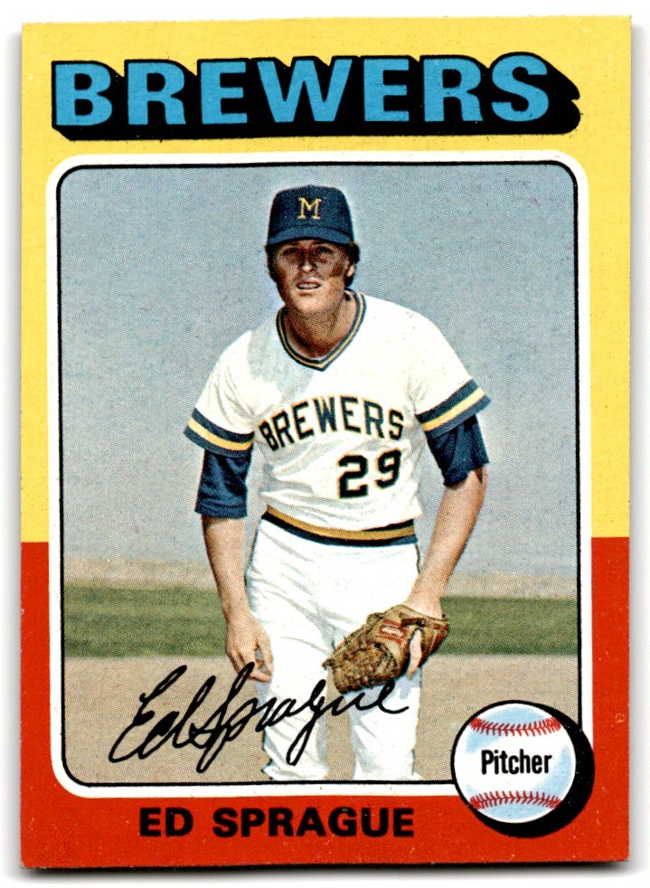 1975 Topps Mini (B) Ed Sprague Milwaukee Brewers #76