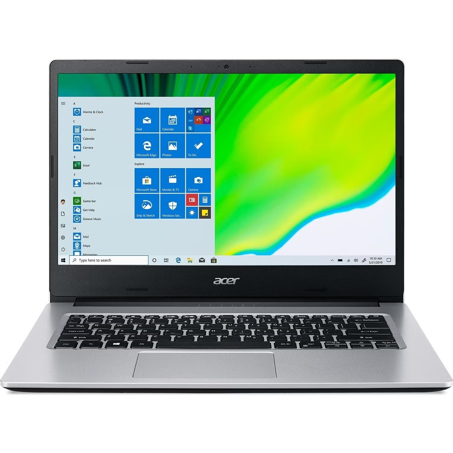 Acer Aspire 3 A314-22 AMD Athlon 3050U 4GB 128GB 14"" Silver Laptop - A Grade