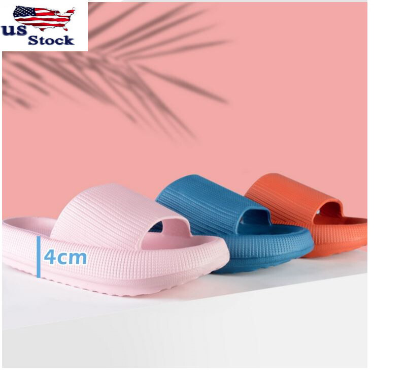 Thick Soft Flip Flops Slippers for Men and Women's Sandals -Sliders | eBay