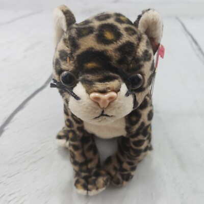 Beanie Babies Sneaky Leopard TY 2000 Plush Toy Stuffed Animal 7'' Used With Tags 