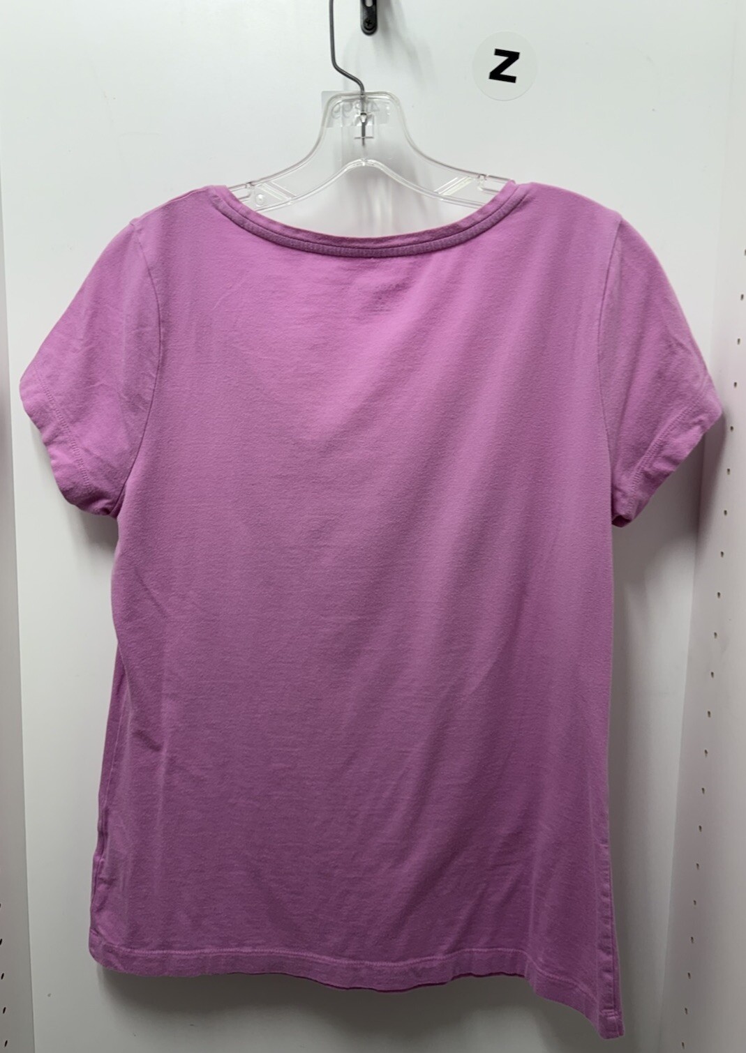 Lands End Pink Basic Fitted Tee Size Medium - image 3