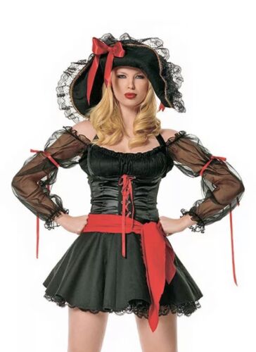 LEG AVENUE Sexy Swashbuckler Wench Witch Pirate Halloween Costume Size XXL  - Picture 1 of 9