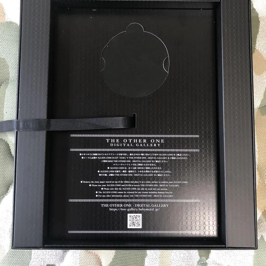 BABYMETAL THE OTHER ONE - BLACK BOX Digital Gallery Photo Cards From JP m0619