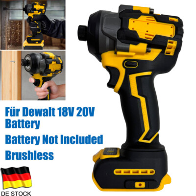 800N.M Bürstenloser Schraubendreher 1/4'' Akkuschrauber Für Dewalt 18V 20V Akku