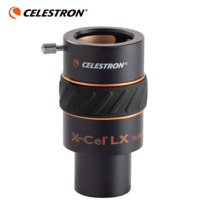 Celestron 3X 1.25 Inch X-CEL LX Barlow Lens Astronomical Telescope Accessories