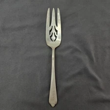 Vintage Holmes & Edwards Silver Plate Serving Fork 8 3/8"
