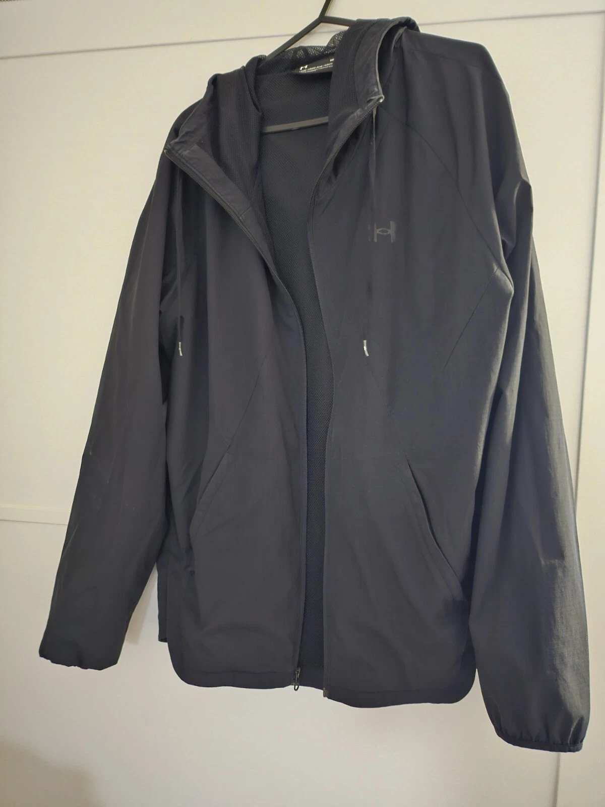 Mens Under Armour Storm Medium Black Jacket Hooded