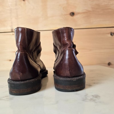 Steeple Gate Shoes Mens Leather Monk Strap Dress Shoe Made  display picture 1