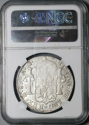 1816-Zs NGC VF 30 Mexico 8 Reales War Independence Zacatecas Mint Coin 22012101C - Picture 7 of 7