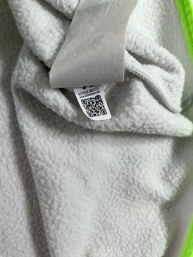 Under Armour Youth XL 40”c Storm1 Coldgear Hoodie Gray Neon Green Loose EUC! - Picture 7 of 9