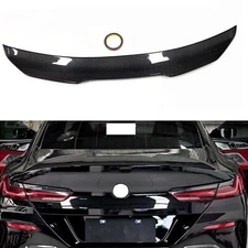 Dry Caron PSM Style Rear Trunk Splitter Wing For BMW 8 Series G15 M8 F92 2019-24