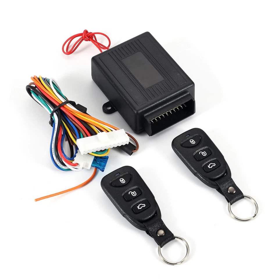 Car Remote Control Central Kit Door Lock Vehicle Keyless Entry Anti-theft Alarm - Image 2 of 4