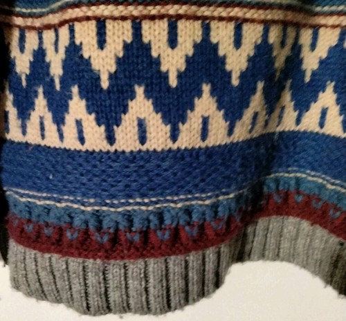 Desigual Girls Colorful Multi Patterned Authentic Knit Sweater Size 11/12 - Picture 6 of 14