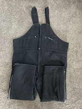 KEYS 3XL Black Insulated Coveralls Double Panel Knees Suspenders