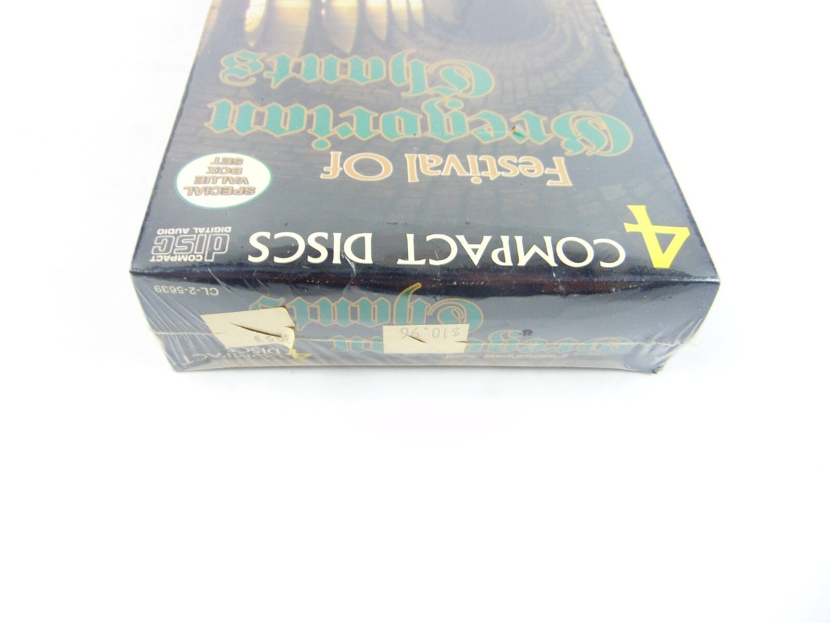 Vintage Festival Of Gregorian Chants 4 Compact Disks Sealed