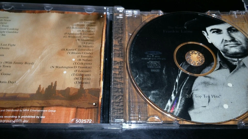 FRANKIE LAINE - 20 TOP TEN HITS CD - Image 3 of 3